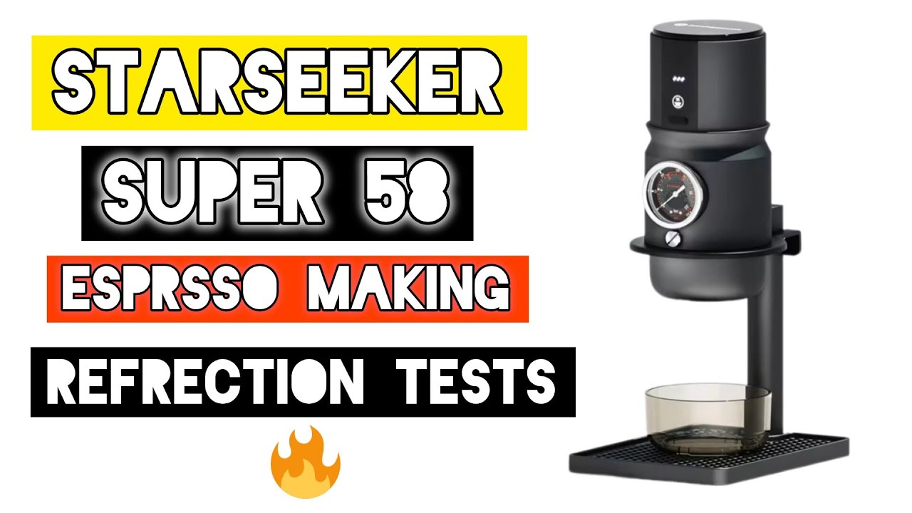 The best portable espresso machine? Starseeker Super58 - YouTube