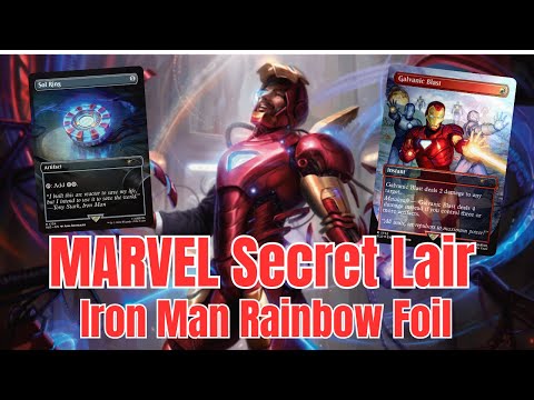 ち*2様 Marvel Iron Man Rainbow Foil ち*2様 Marvel Iron Man Rainbow