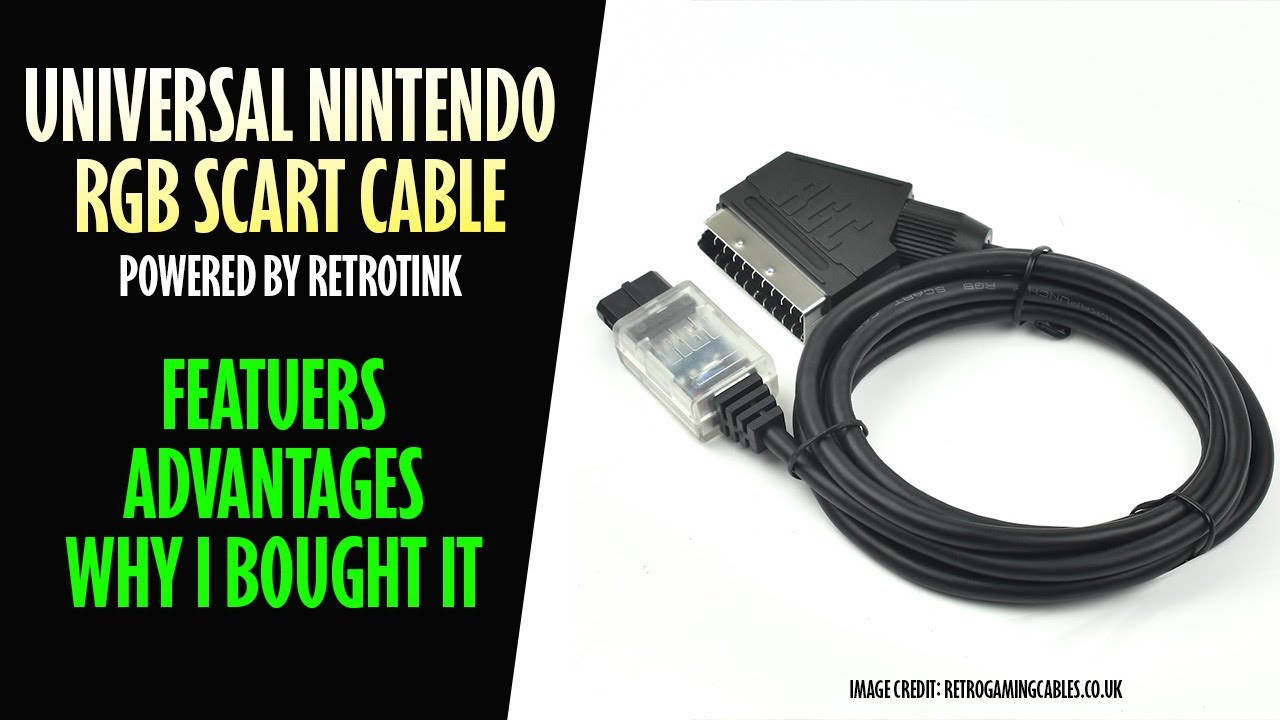Why I bought a Universal Nintendo RGB SCART cable? - YouTube