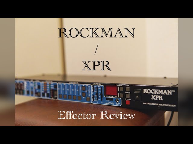 ROCKMAN XPR 】簡単レビュー〜B'zの松本さんも使用した名機 - YouTube