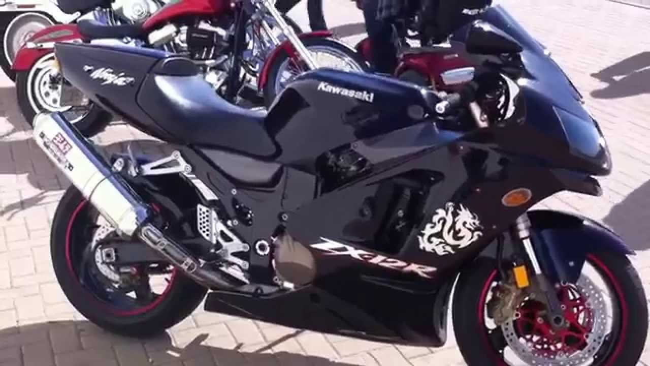 2006 Kawasaki Ninja ZX-12R Walkaround - YouTube