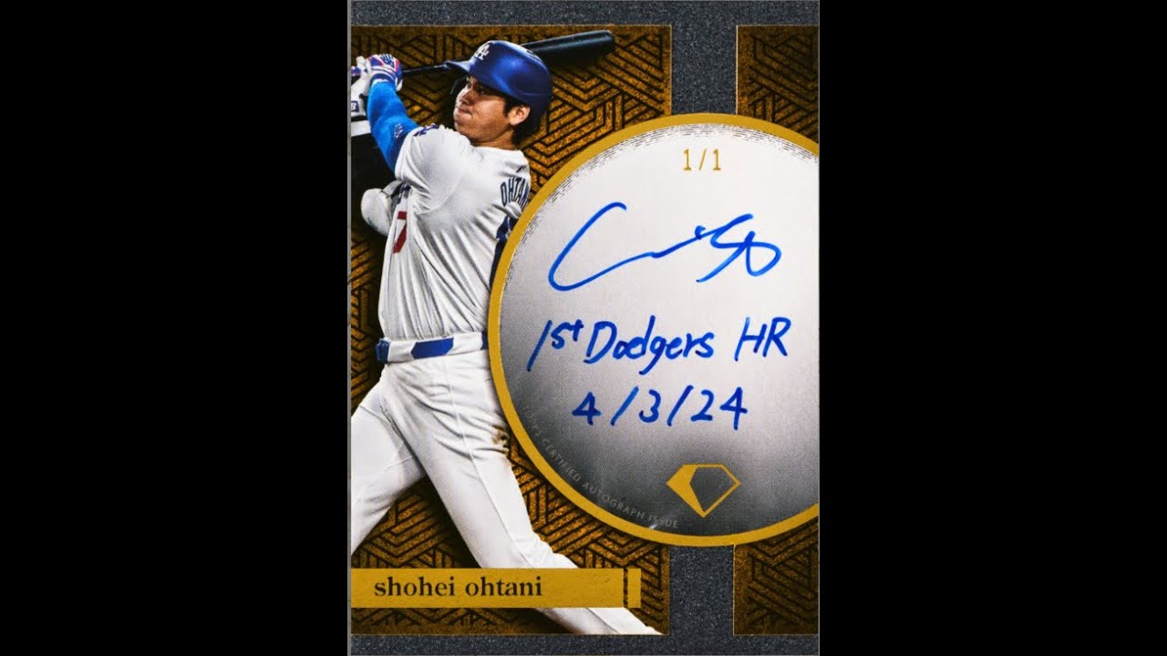 BGB1676 [Two Cards Available] Shohei Ohtani Autographed MLB 2024