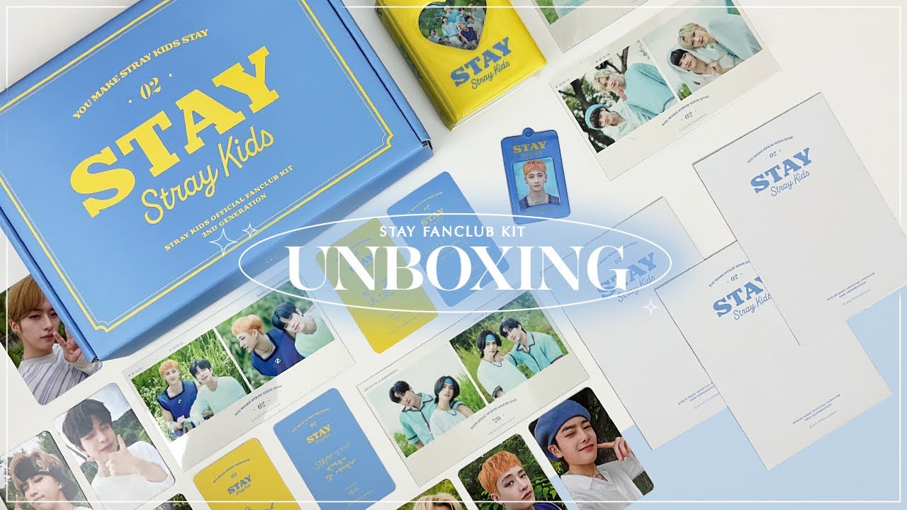 unboxing Stray Kids 2nd Generation Fanclub Welcome Kit ✧ Official