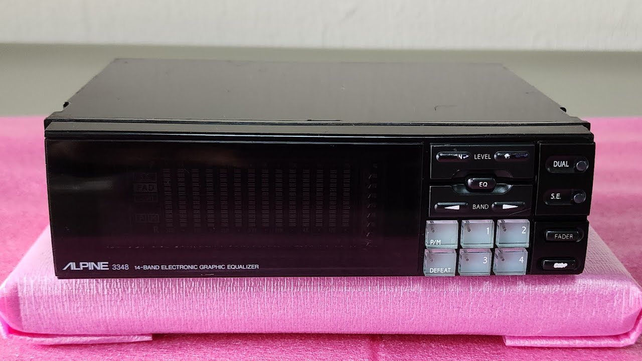 ALPİNE 3348 NOSTALJİ RESİTAL ESKİ SERİ VİNTAGE MADE IN TOKYO JAPAN