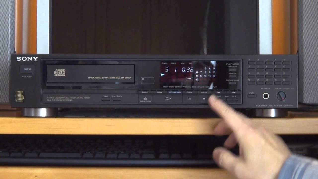 Old But Cool Vintage Audio / CD Player SONY CDP-770 - YouTube