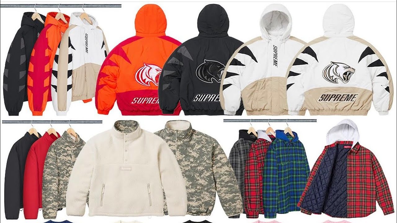 Supreme FW23 Week 15: Wildcat Sideline Puffer, Knitwear & More
