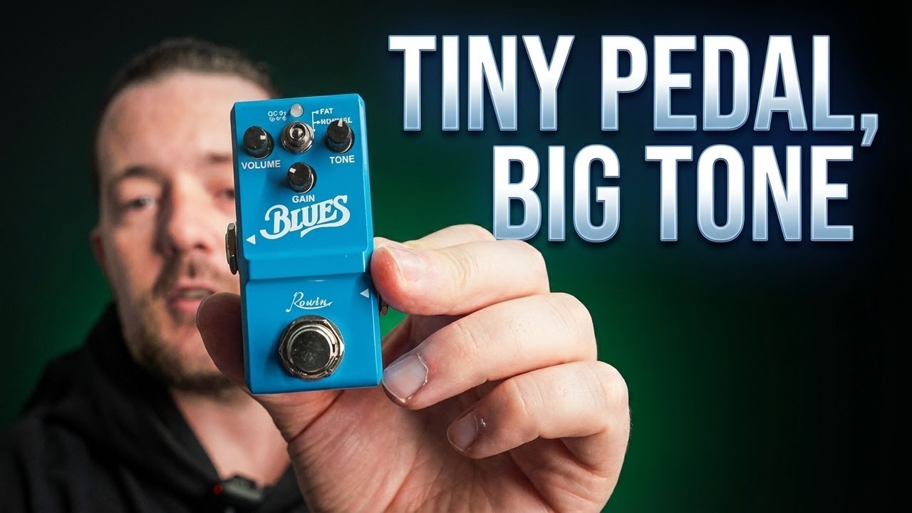 Rowin Blues Nano – Low Gain Goodness in a Mini Pedal - YouTube