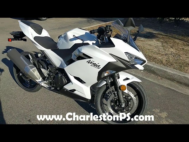 2020 Kawasaki Ninja® 400 ABS Pearl Blizzard White - YouTube