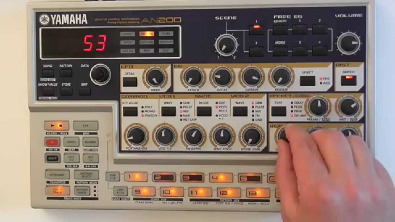 ヤマハ AN200：懐かしさと新しさが融合したアナログシンセサイザー