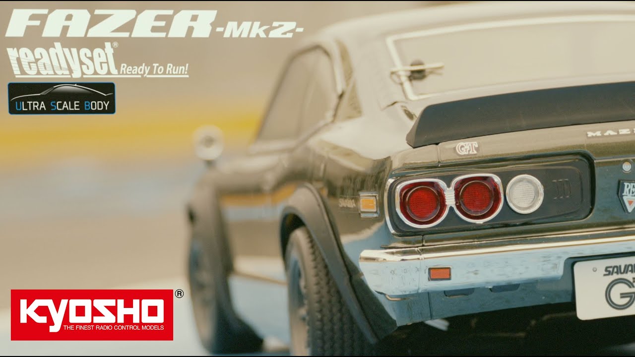 KYOSHO FAZER Mk2 FZ02 Series Readyset 1972 MAZDA SAVANNA GT Tuned