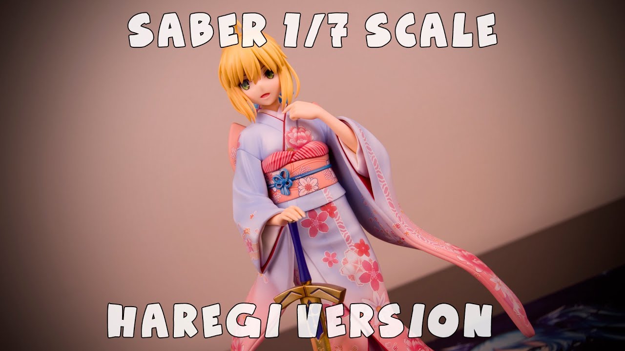 Saber 1/7 Haregi Version Figure Unboxing - YouTube