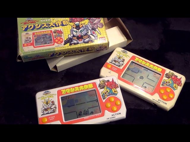 レトロ 電子ゲーム】バンダイ ポケットクラブ SDガンダム アクシズ大