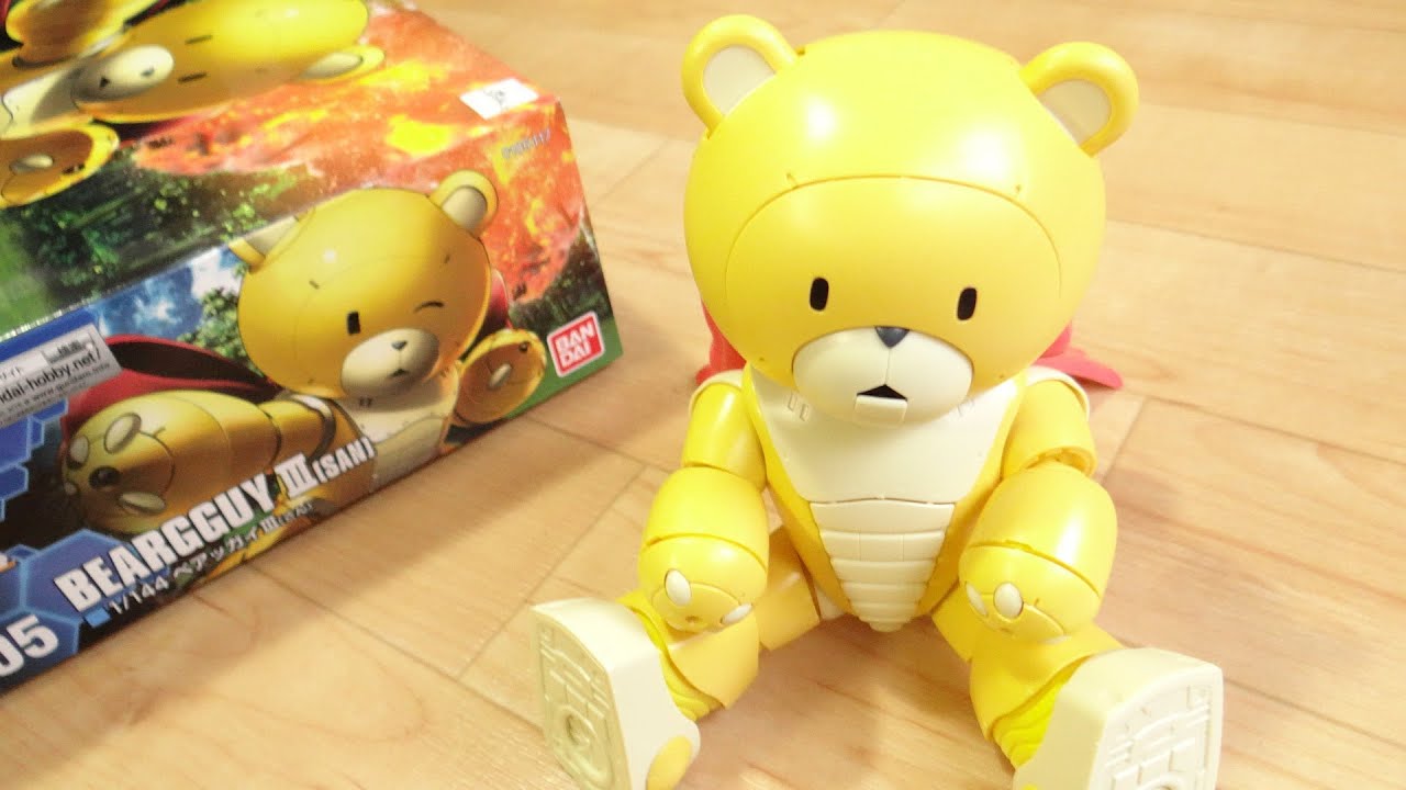 This is cute! HG Beargguy III (san) 1/144 Review! Plastic model