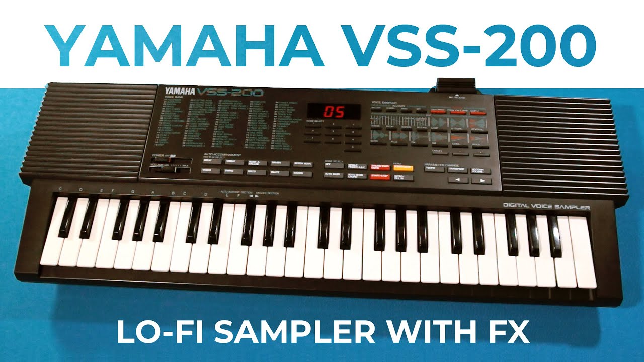 Yamaha Portasound VSS-200 Digital Voice Sampler - YouTube