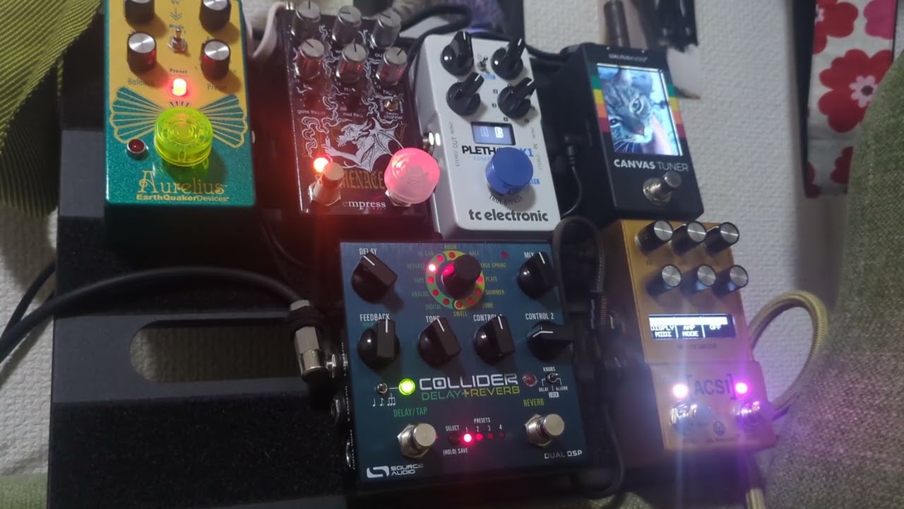 エフェクターボード一新します 小型エフェクターボード製作記④機材