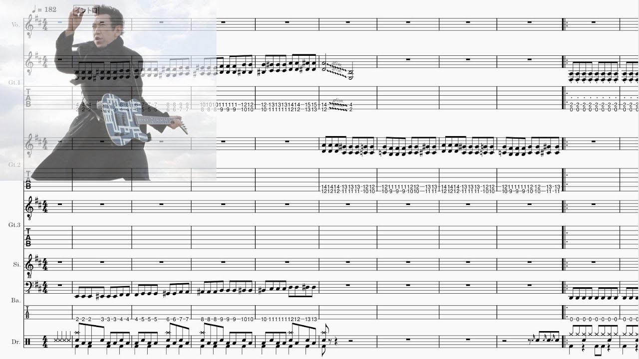 Band-Score]ROCKET DIVE(布袋寅泰Ver.) - YouTube