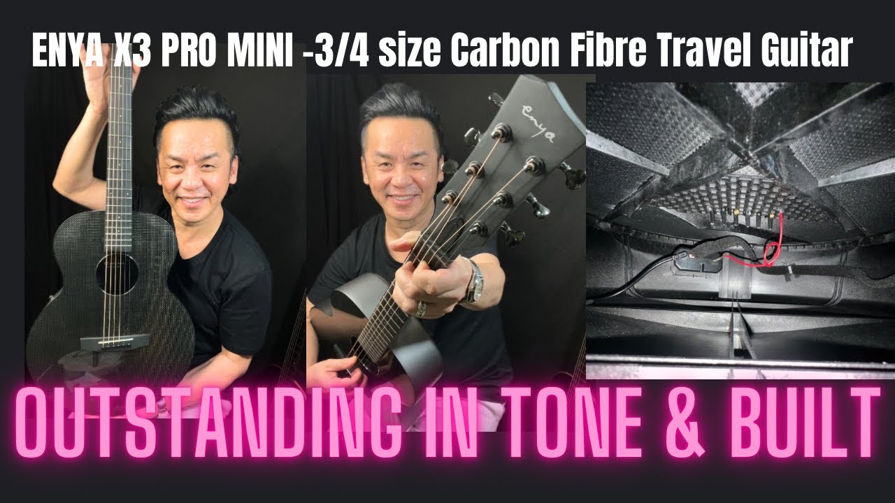 NEW 2025 - ENYA X3 Pro Mini 3/4 size Travel Guitar #enyaguitar