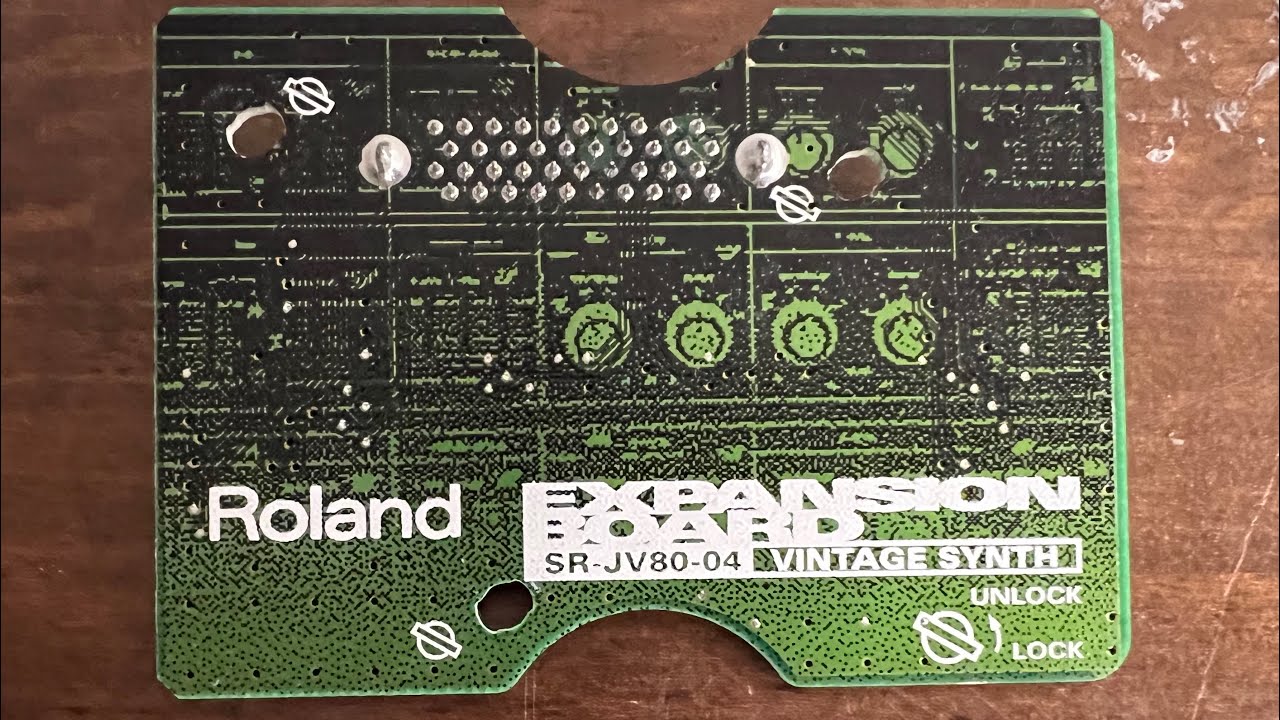 Roland SR-JV80-04 Vintage Expansion Demo Part 1 - YouTube