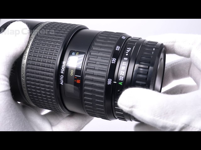 PENTAX (ペンタックス) FA645 80-160mm F4.5 良品 - YouTube
