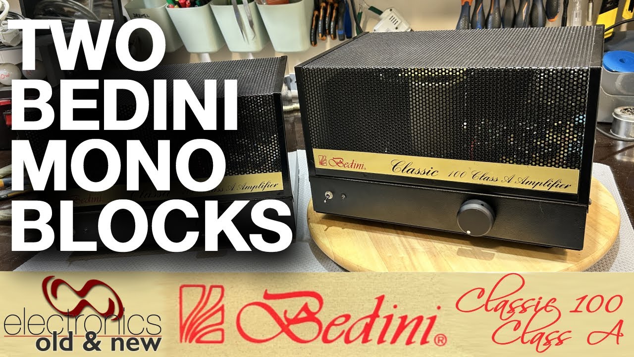 Restoring the Rare Bedini Classic 100 Class A Amplifier. - YouTube