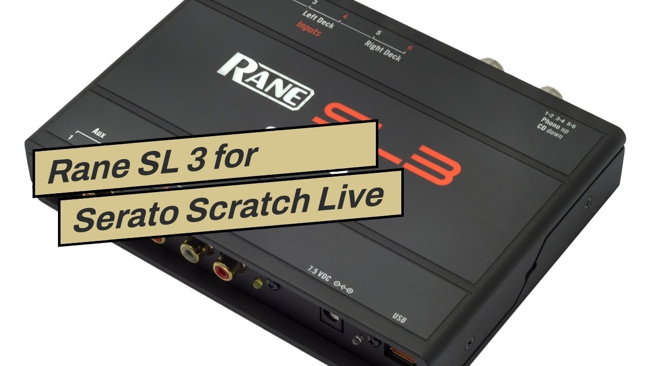 Rane SL 3 for Serato Scratch Live - YouTube