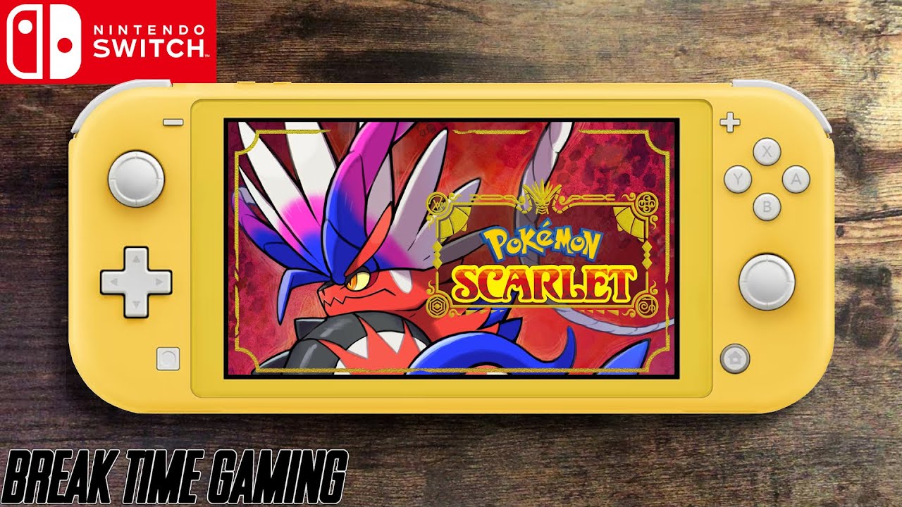 Pokemon Scarlet - Nintendo Switch Lite Gameplay - YouTube