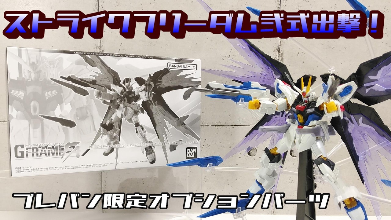 GフレームFA 】マイティーストライクフリーダムガンダム オプション