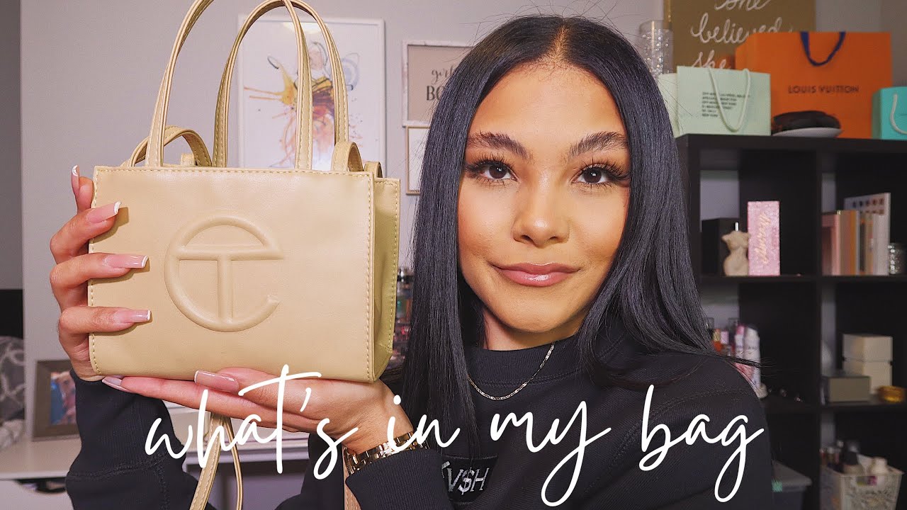 WHAT'S IN MY SMALL CREAM TELFAR SHOPPER? TELFAR GLOBAL | Jashaydee