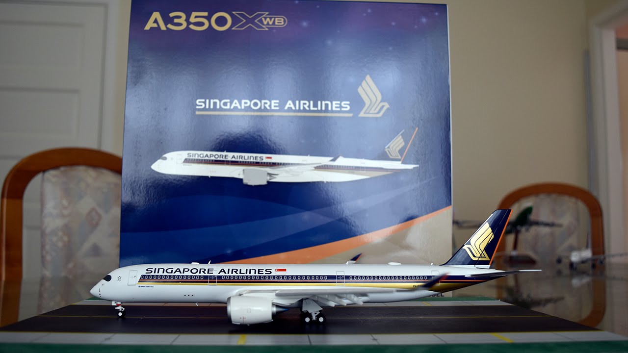 JC Wings 1:200 Singapore Airlines A350-900XWB Unboxing and Review
