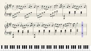 ピアノ楽譜】メインマストクライシス【ドンキーコング2】 - YouTube