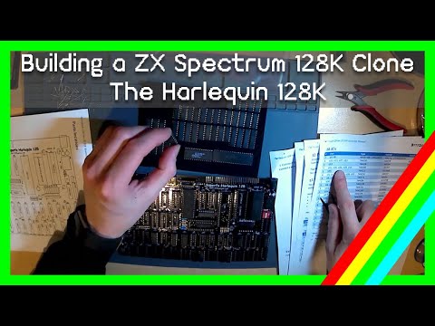Building a ZX Spectrum 128K Clone (Harlequin 128 Rev 2D) - YouTube