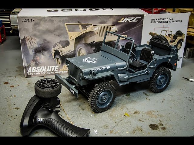 MASU】JEEP Military 1/10 RTR ジープ グレー Amazon.com: Yiwsnust RC
