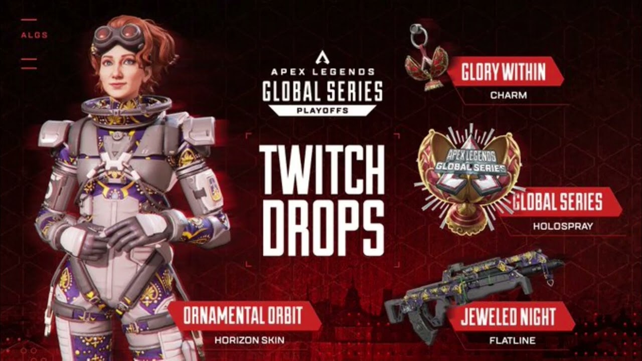 ALGS Twitch Drops Apex Legends Global Series WATCH Rewards 2022