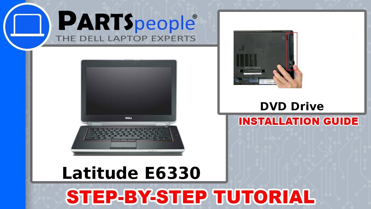 Dell Latitude E6330 (P19S001) DVD Drive How-To Video Tutorial