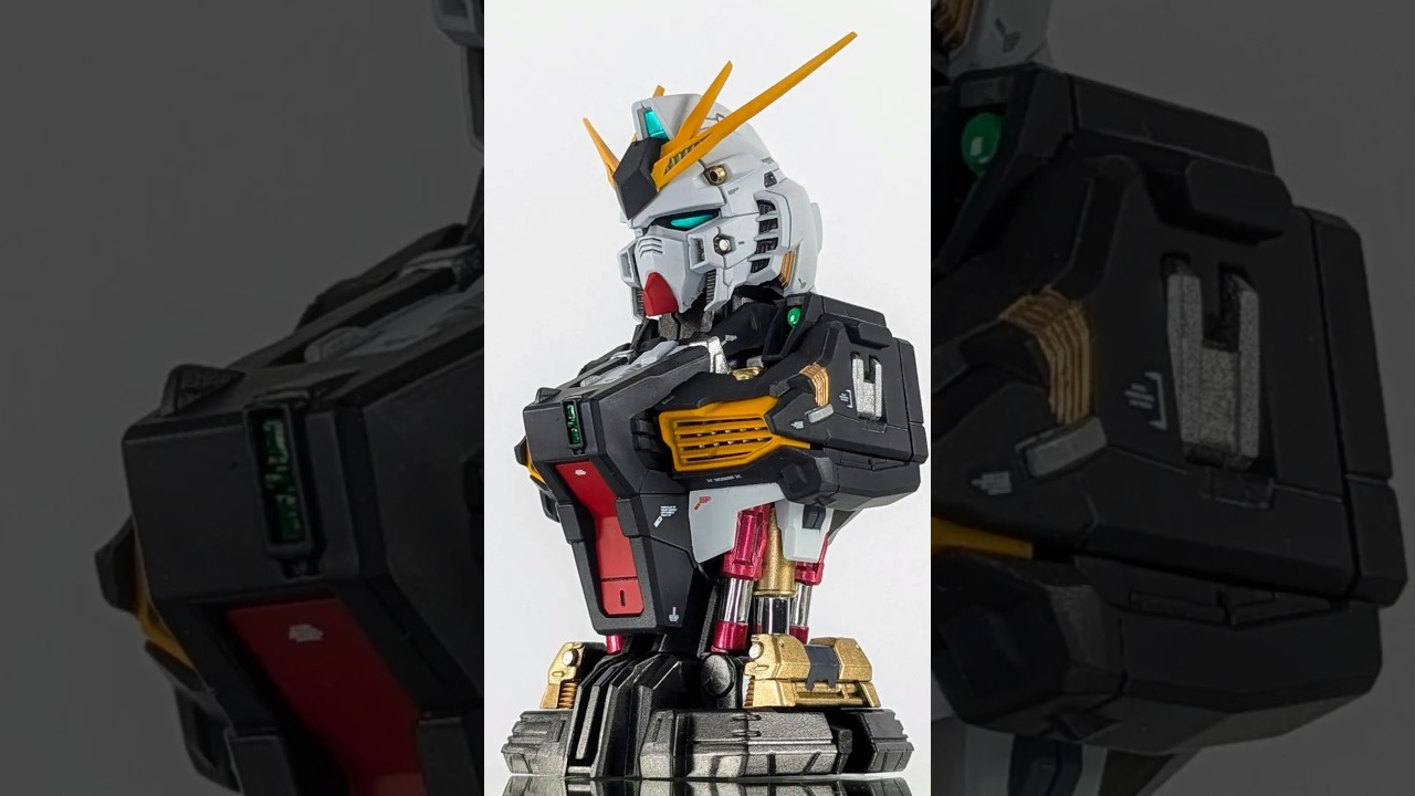 全塗装】メカニカルバスト νガンダム#ガシャポン #ガンプラ #逆襲の