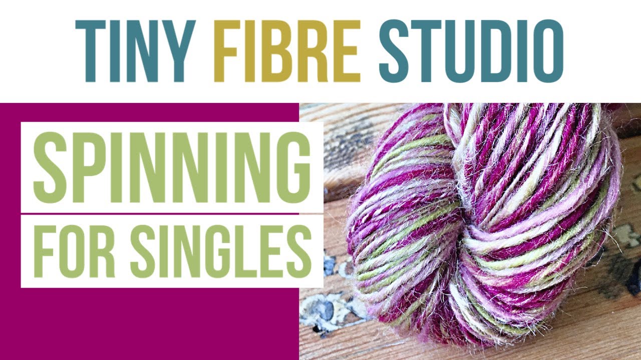 How to Spin Yarn for Singles Tutorial (English, hand-corrected