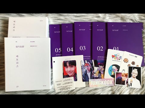 UNBOXING] BTS Memories 2017 Blu-ray Version + Photocard - YouTube