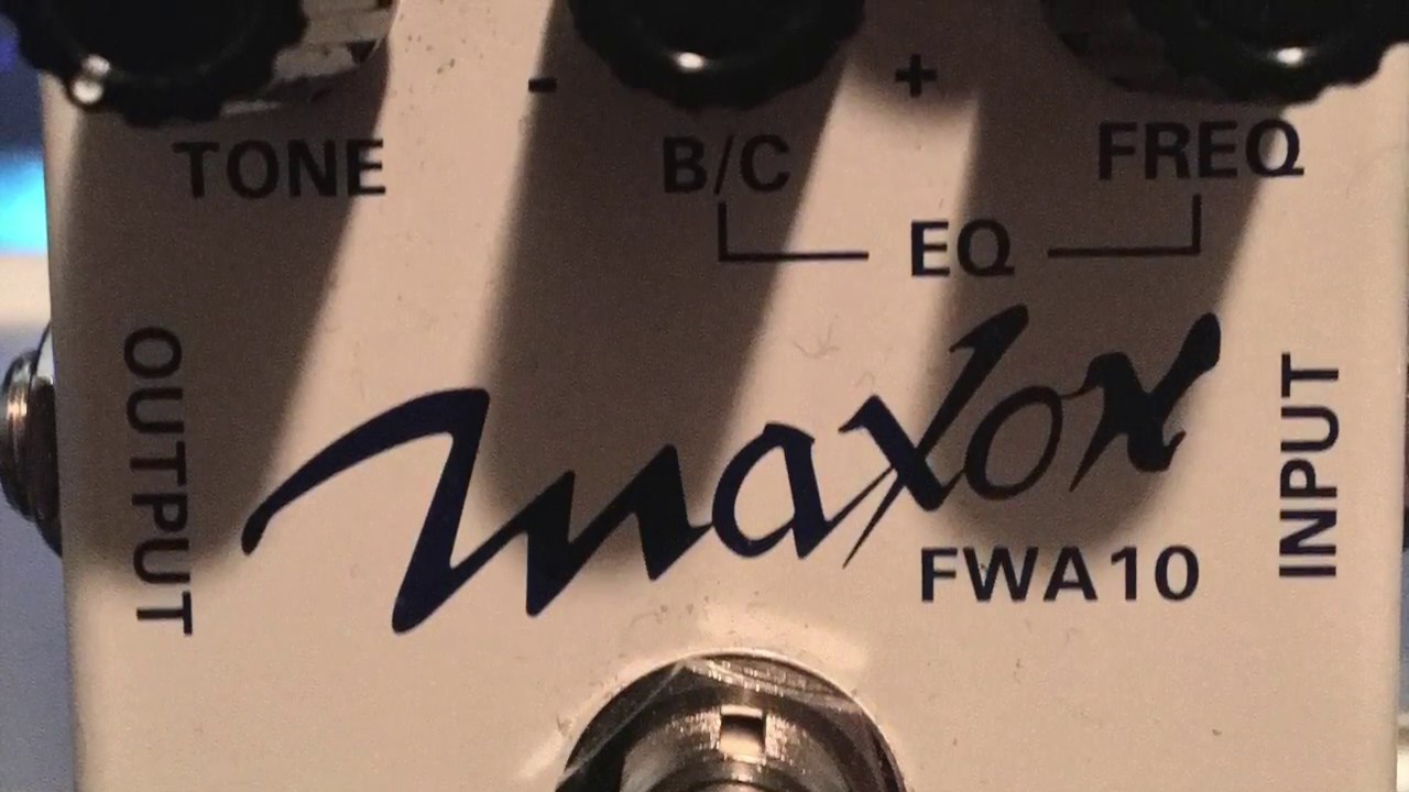 Maxon FWA10 Fuzz Elements Water Quick Audio Demo - YouTube