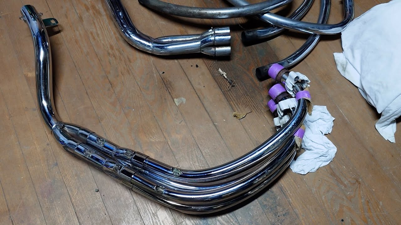 マフラー交換】本多エンデュランス42.7φ「CBX400F」 - YouTube