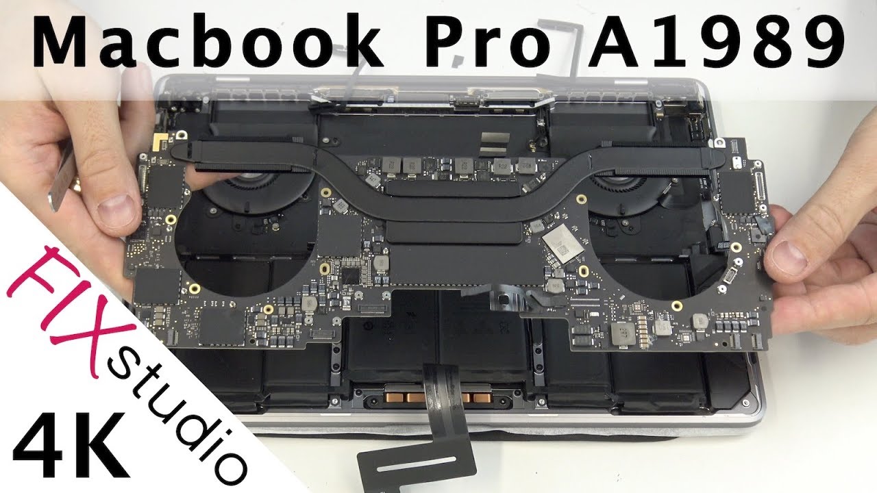 MacBook Pro 2018 / A1989 - disassemble [4k] - YouTube