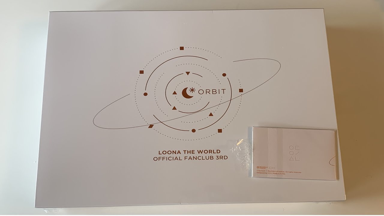 unboxing loona orbit 3.0 fankit! - YouTube