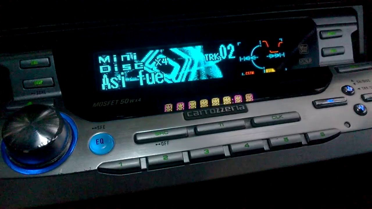 Pioneer Carrozzeria MEH-P717 - MD / MDLP - Japan - YouTube