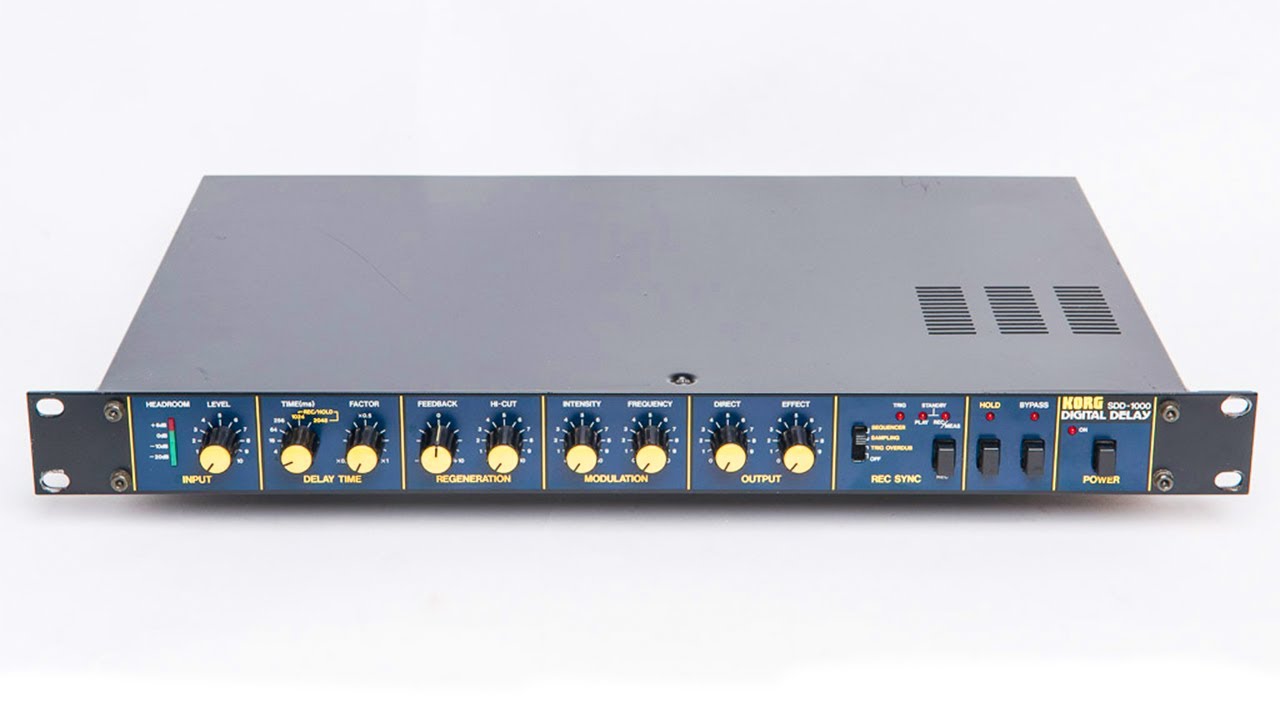 KORG SDD-1000 (1984) Digital Delay - YouTube