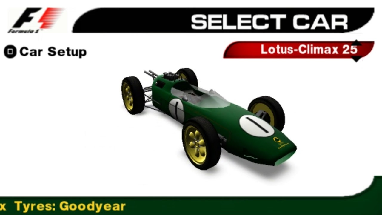 F1 Grand Prix (2005 PSP) - All Unlockable Classic Cars - YouTube
