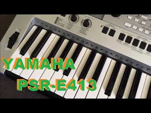 Yamaha PSR-E413 home keyboard with great synth features - YouTube