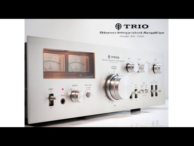 TRIO KA-7500 ¥ 89,800 (released in 1975) - YouTube