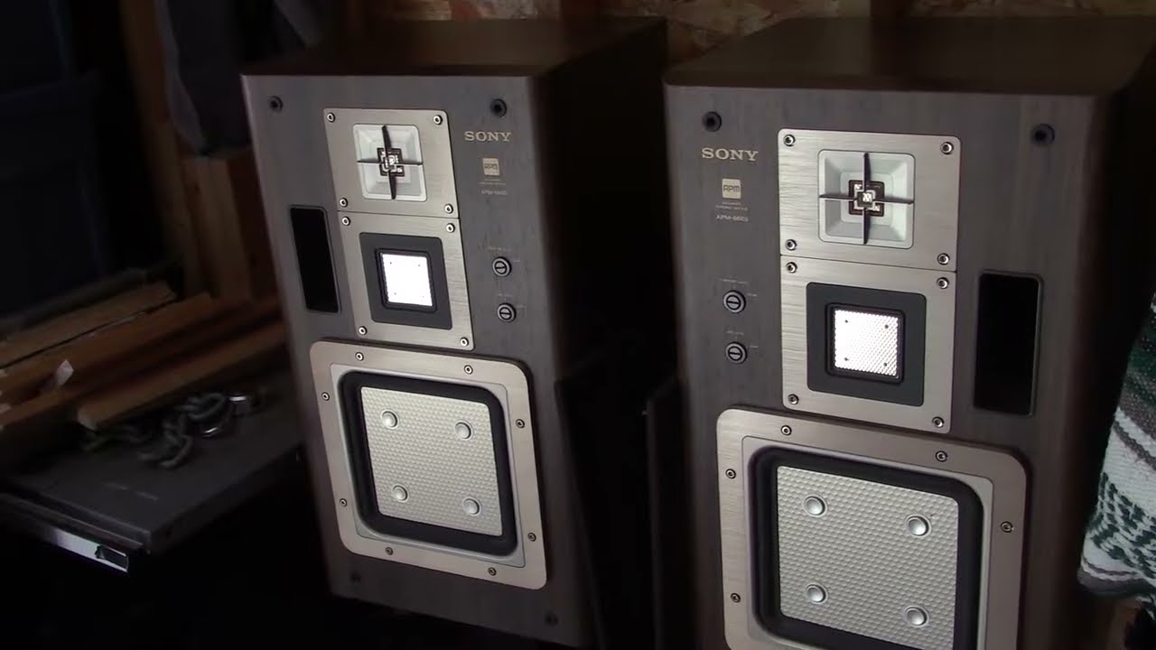 SONY APM-66ES ￥59,800(1台、1986年発売) - YouTube