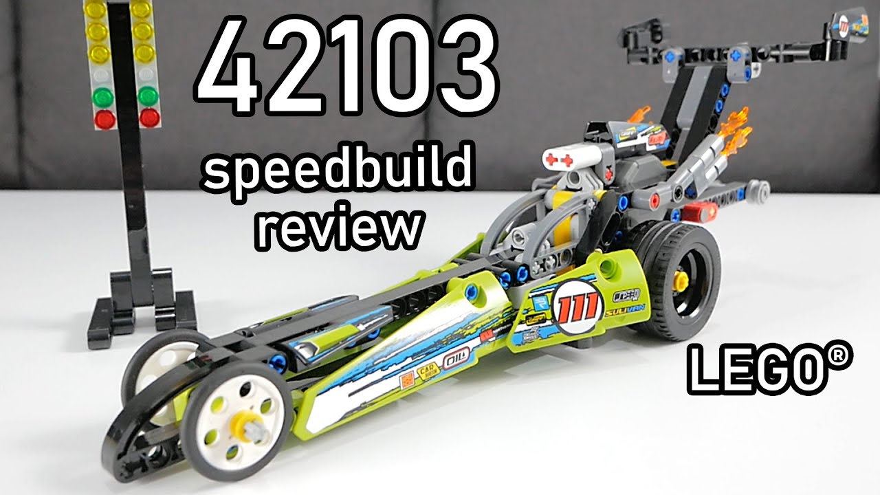 LEGO 42103 Review | LEGO Dragster Speedbuild | Review 42103 LEGO