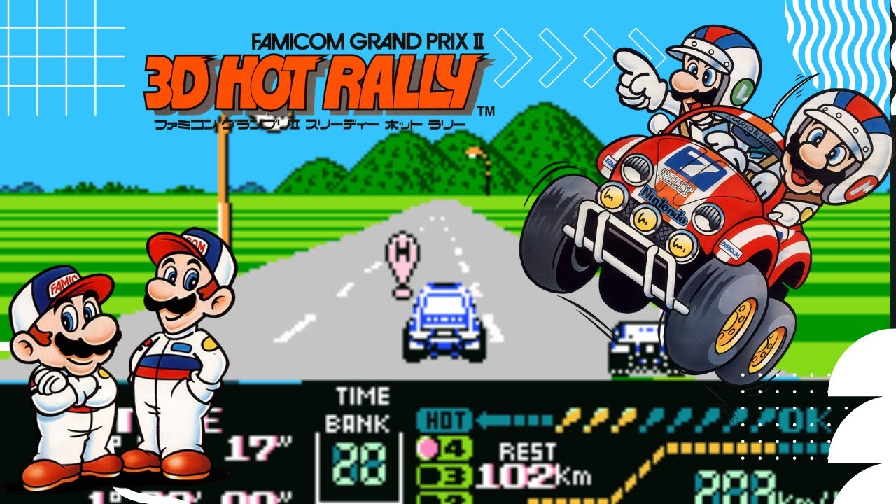 NES Game: Famicom Grand Prix II - 3D Hot Rally [Japan][Fan