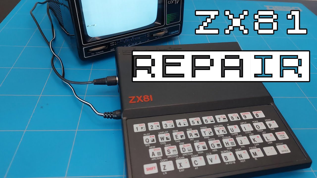 ZX81 repair - YouTube